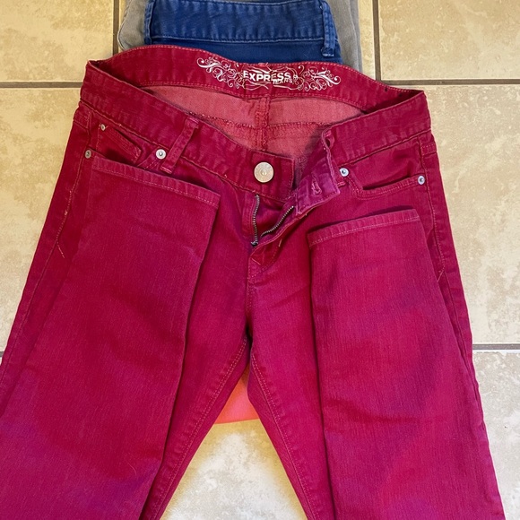 4 pairs of express pants. All size 10. - Picture 2 of 3